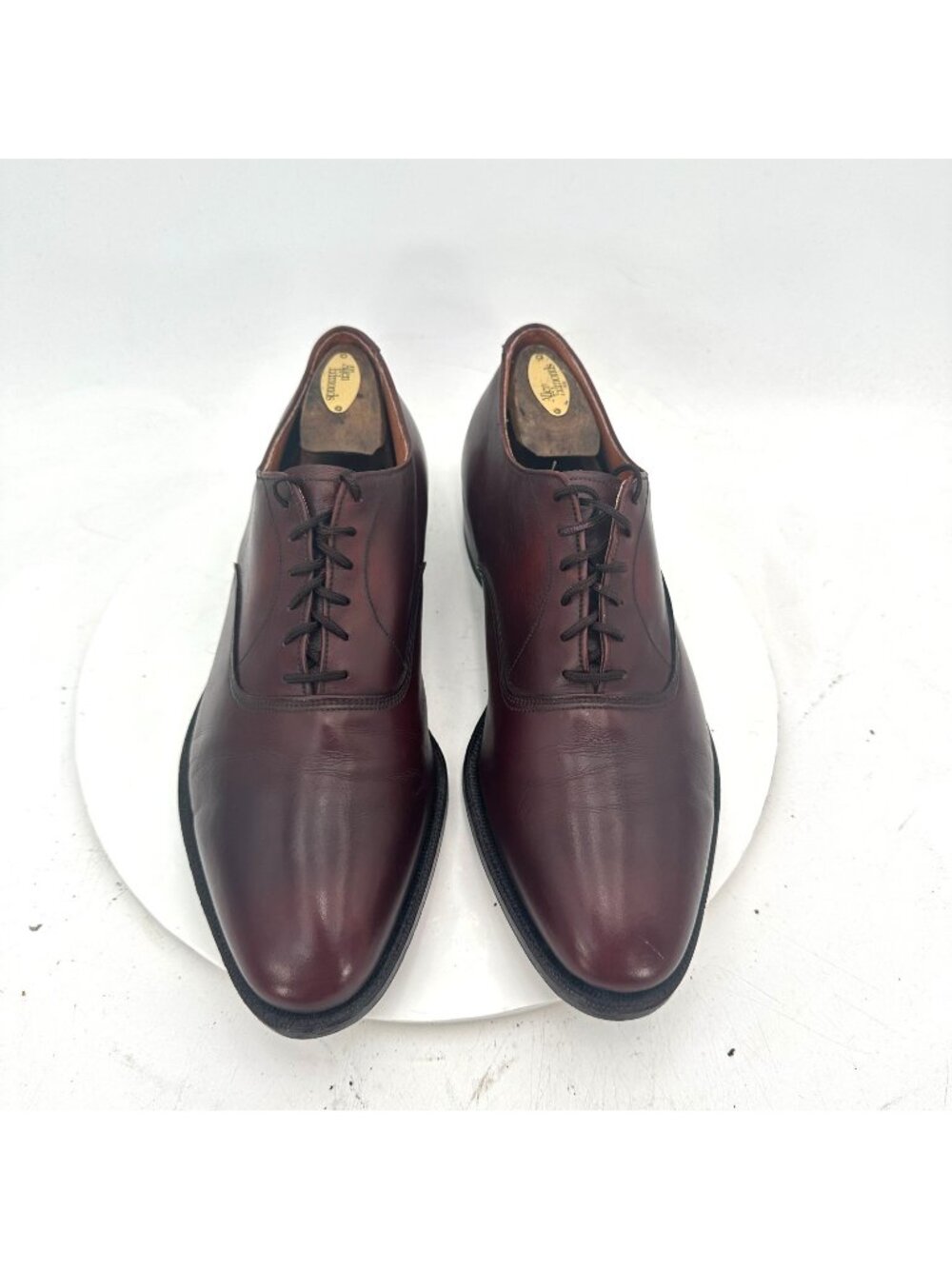 Cordwainer Wright Arch Preserver Men Size 10.5D Brown Leather Oxford Dress Shoe
